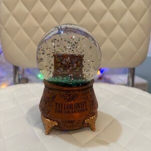 Taylor Swift The Eras Tour Snow Globe with Gold and Brown Base